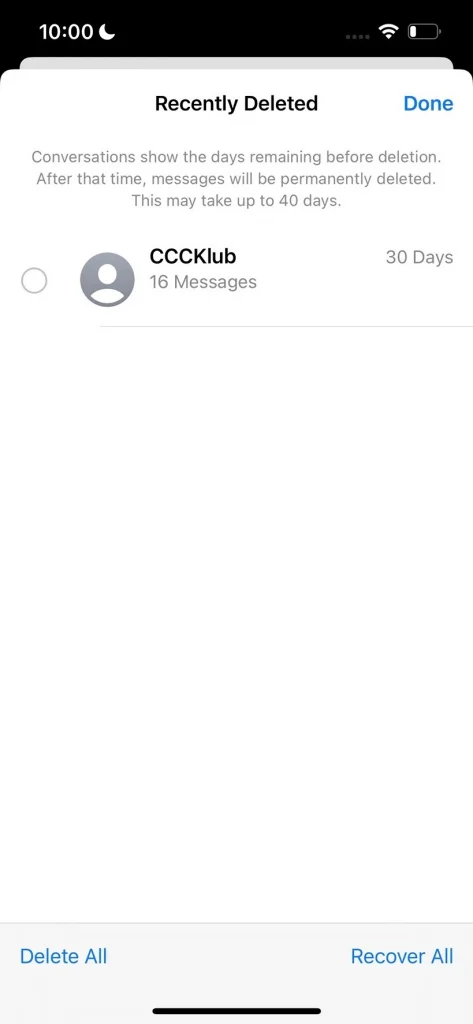 iOS 16 - كيف تشاهد وتسترجع الرسائل المحذوفة في iMessage 20 iOS 16 - كيف تشاهد وتسترجع الرسائل المحذوفة في iMessage 7