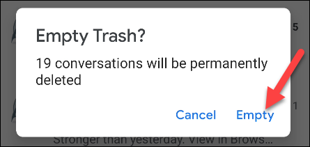 شرح كيفية إفراغ سلة المهملات في Gmail 14 شرح كيفية إفراغ سلة المهملات في Gmail 3