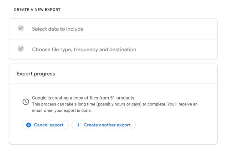 Google Takeout: كيف تحصل على نسخة من كل بياناتك في جوجل بأسهل طريقة 13 Google Takeout: كيف تحصل على نسخة من كل بياناتك في جوجل بأسهل طريقة 2