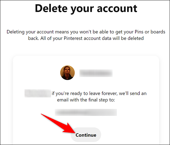طريقة حذف حسابك في تطبيق Pinterest 19