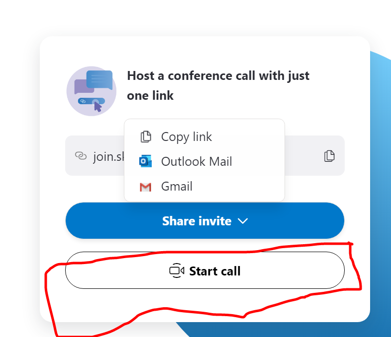 Skype : كيف تنشيء رابط اجتماع وتشاركه مع الجميع 10