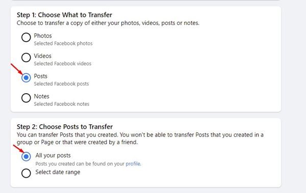 منشورات فيس بوك - كيف تقوم بتحويلها الى مستندات جوجل او ووردبريس 6
