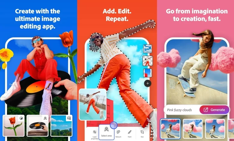 Adobe تطلق تطبيق الفوتوشوب لهواتف الاندرويد