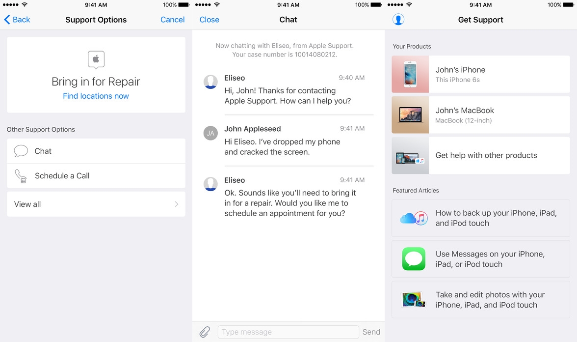 تطبيق Apple Support متاح الان في الامارات و 19 دولة اخرى 1
