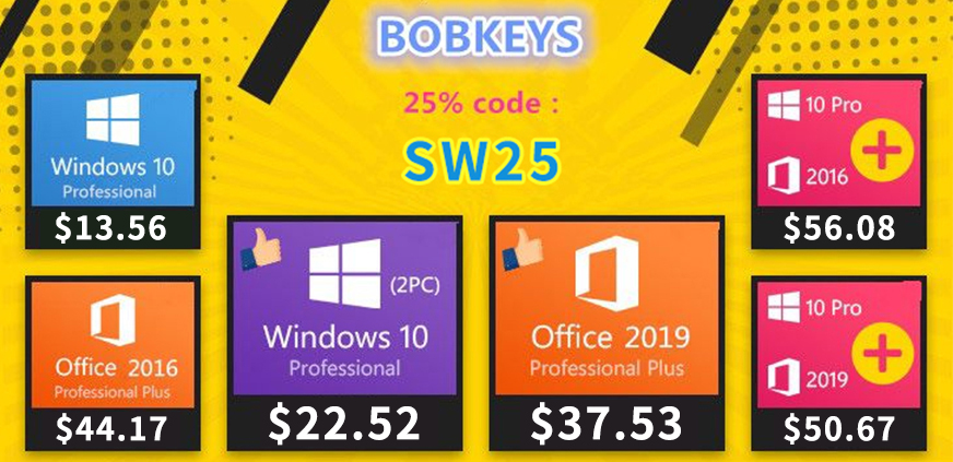 Bobkeys.com احصل على برامج اصلية باسعار مخفضة غير مسبوقة windows 10 pro بسعر $13.56 11 Bobkeys