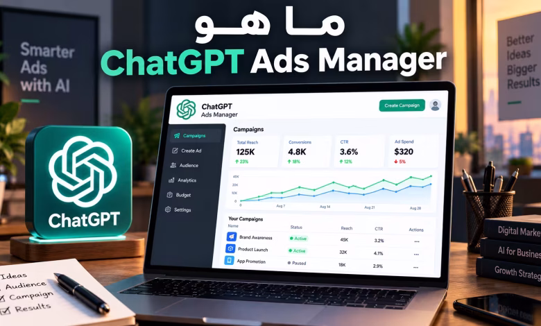 ChatGPT Ads Manager: الدليل الكامل للإعلان على ChatGPT
