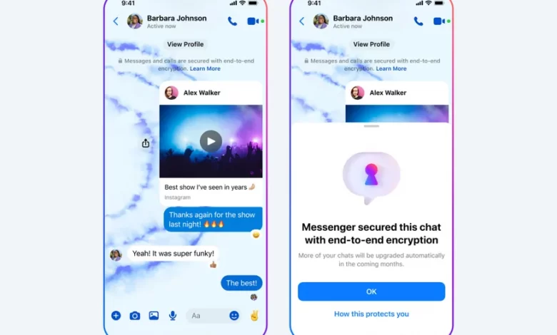 Facebook Messenger يحسن تجربة الدردشة المشفرة