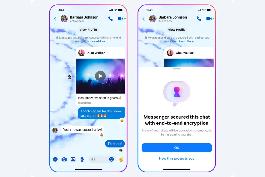 Facebook Messenger يحسن تجربة الدردشة المشفرة