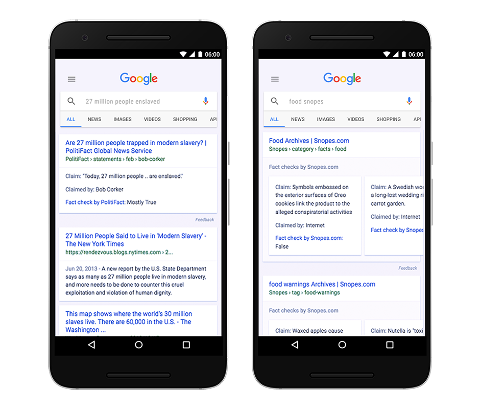 جوجل تضيف أداة جديدة للتحقق من الاخبار المزيفة في محرك البحث 3