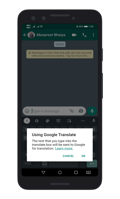 Gboard: شرح ترجمة أي نص في الوقت الفعلي 15 Gboard: شرح ترجمة أي نص في الوقت الفعلي 4