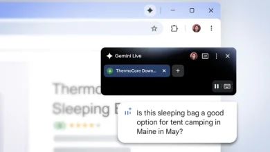 Gemini في Chrome يصل إلى الشرق الأوسط