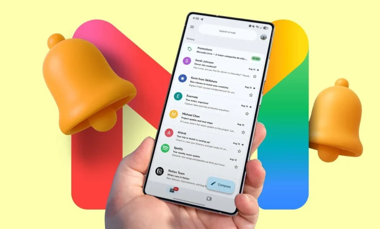 Gmail يسهل نسخ رموز التحقق على أندرويد وiOS