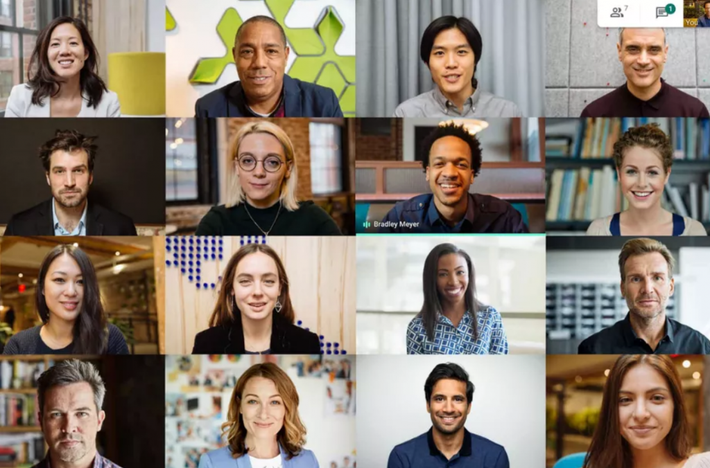 Google Meet متاح مجاناً الان للجميع