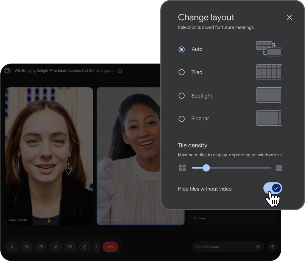 Google Meet يطرح ميزة جديدة لتنظيم اجتماعات الفيديو