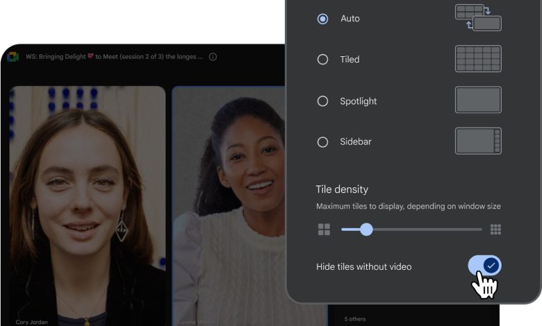 Google Meet يطرح ميزة جديدة لتنظيم اجتماعات الفيديو
