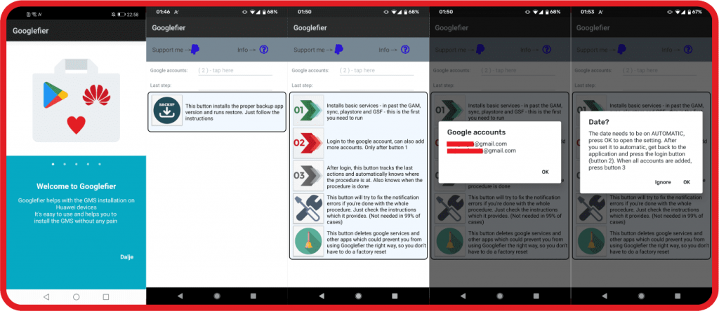 Googlefier: حل جديد لتثبيت تطبيقات جوجل على هواتف هواوي وهونور 11 Googlefier: حل جديد لتثبيت تطبيقات جوجل على هواتف هواوي وهونور