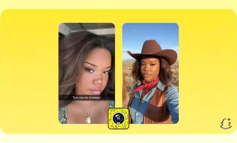 Imagine Lens أحدث اضافات سناب شات
