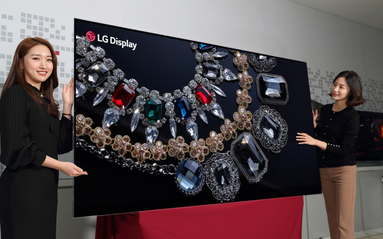 LG تستعد للكشف عن أول شاشة عرض بحجم 88 انش ودقة 8K