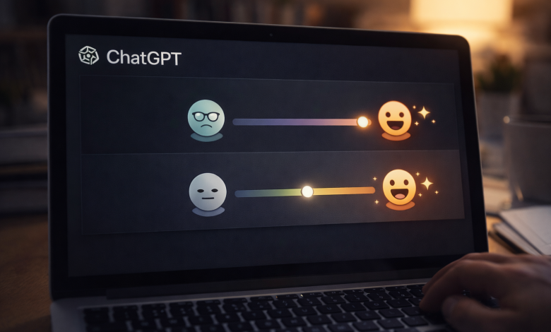 OpenAI تتيح للمستخدمين تعديل مستوى الحيوية والتفاعل في ChatGPT