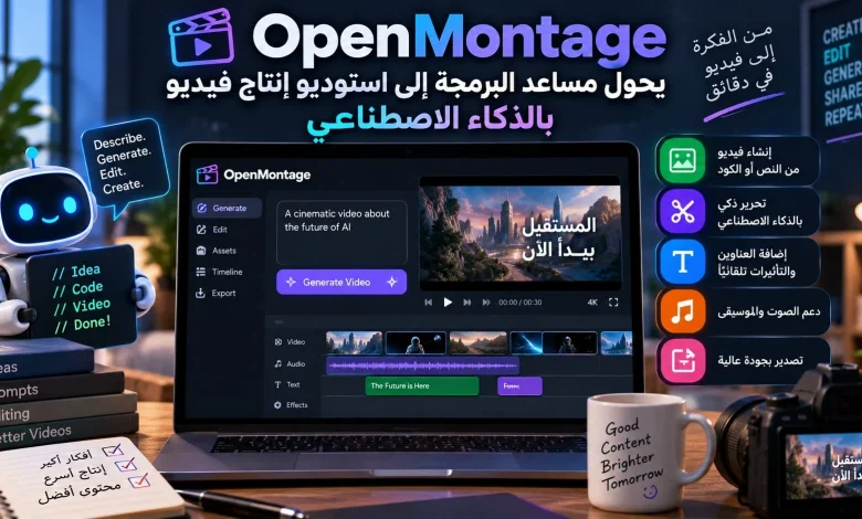 OpenMontage يحول مساعد البرمجة إلى استوديو إنتاج فيديو بالذكاء الاصطناعي