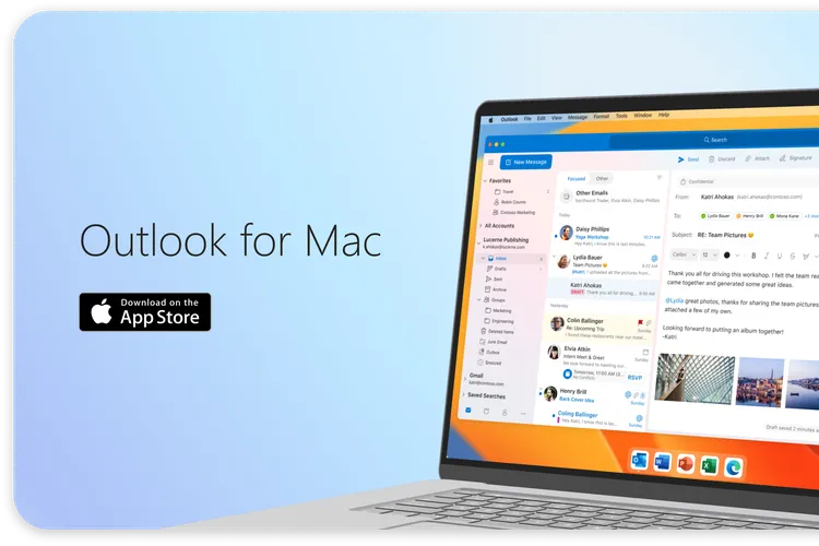 Outlook متاح الآن مجانًا في متجر تطبيقات آبل لأجهزة ماك