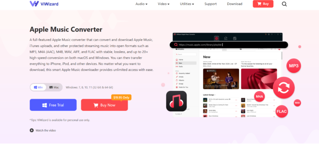 كيفية تحميل موسيقى Apple Music بصيغة MP3 باستخدام ViWizard في عام 2026 2