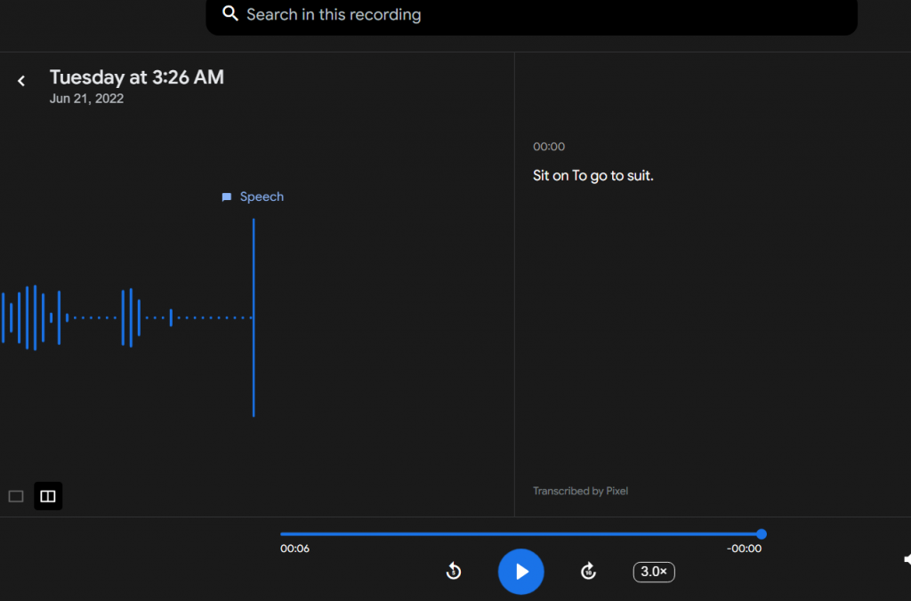 Google Recorder للويب يضيف مزايا التحكم في سرعة الصوت حتى 3.0x 16 Google Recorder للويب يضيف مزايا التحكم في سرعة الصوت حتى 3.0x 3