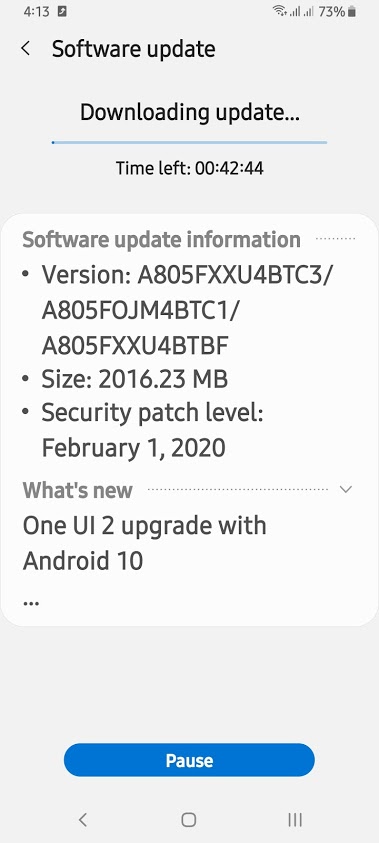 Android 10 يصل الى هاتف سامسونج جالاكسي A80 16 Android 10 يصل الى هاتف سامسونج جالاكسي A80 3