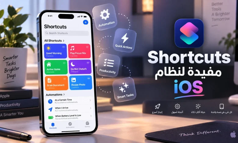 Shortcuts مفيدة لنظام iOS