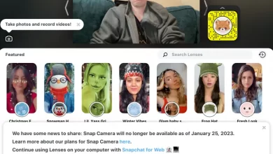 Snap تغلق تطبيق اضافة الفلاتر على مكالمات Zoom يوم 25 يناير