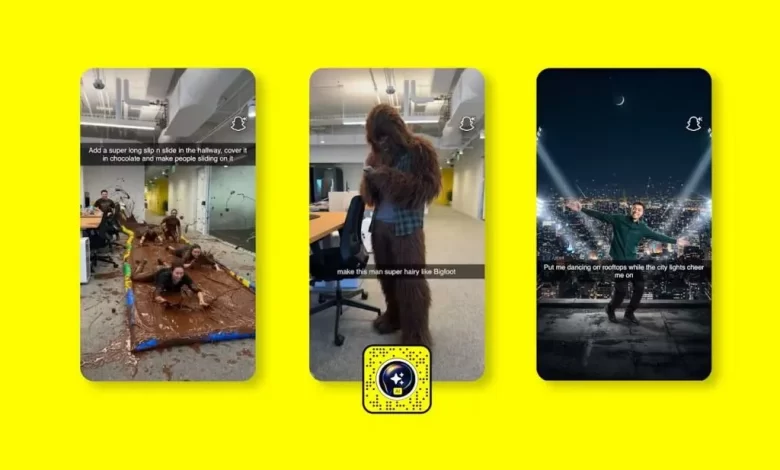 Snapchat تتيح عدسة Imagine للذكاء الاصطناعي لجميع المستخدمين