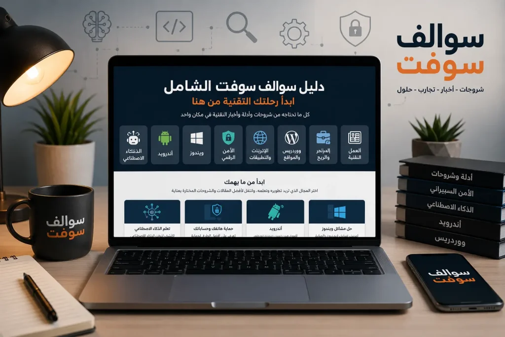 دليل سوالف سوفت الشامل | ابدأ رحلتك التقنية من هنا 2 دليل سوالف سوفت الشامل