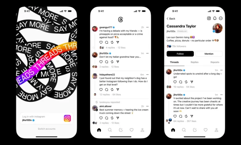 Threads يصل الى 10 مليون مستخدم في 7 ساعات