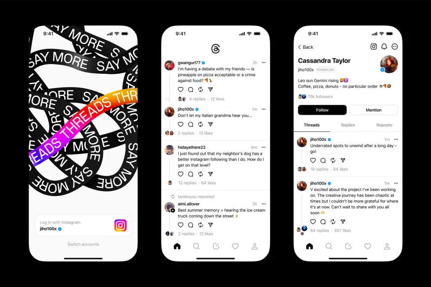 Threads يصل الى 10 مليون مستخدم في 7 ساعات