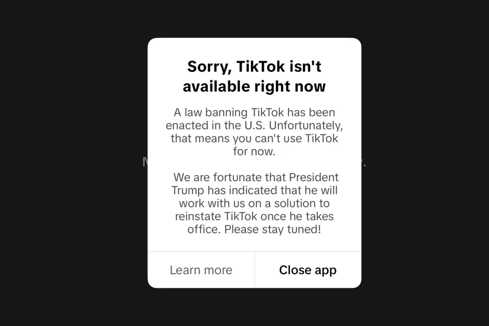 TikTok يتوقف رسميا في الولايات المتحدة 11 TikTok يتوقف رسميا في الولايات المتحدة