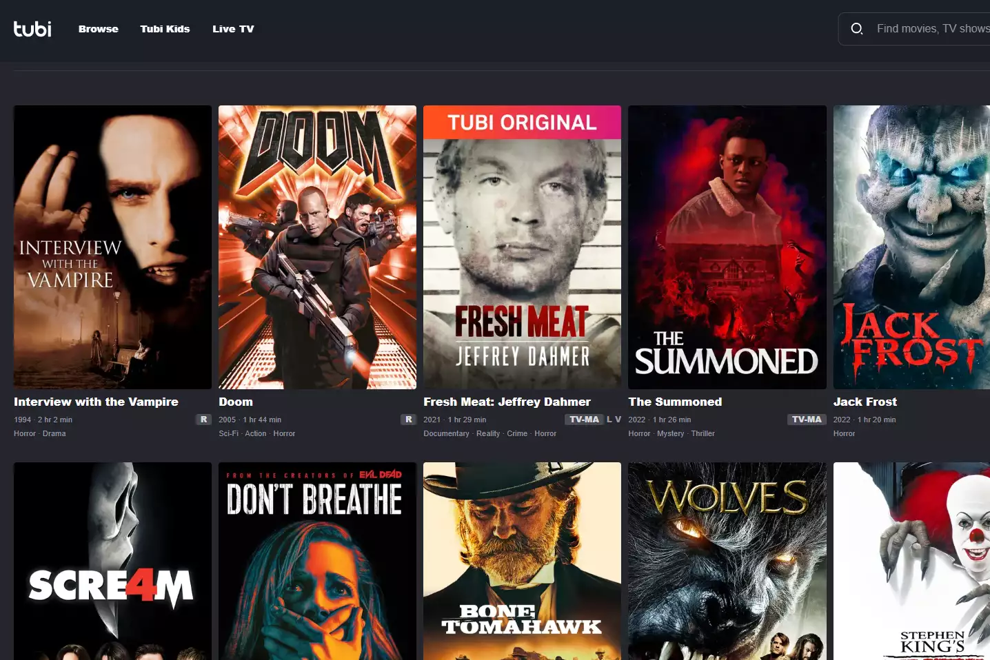 أفلام الرعب المجانية - أفضل 5 مواقع على الويب في 2022 12 أفلام الرعب المجانية - أفضل 5 مواقع على الويب في 2022 1
