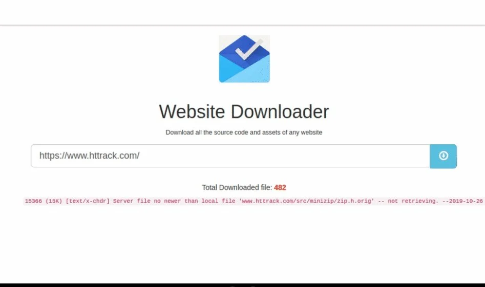 Website Downloader: أداة GitHub لتنزيل موقع كامل بكل ملفاته 1 Website Downloader: أداة GitHub لتنزيل موقع كامل بكل ملفاته