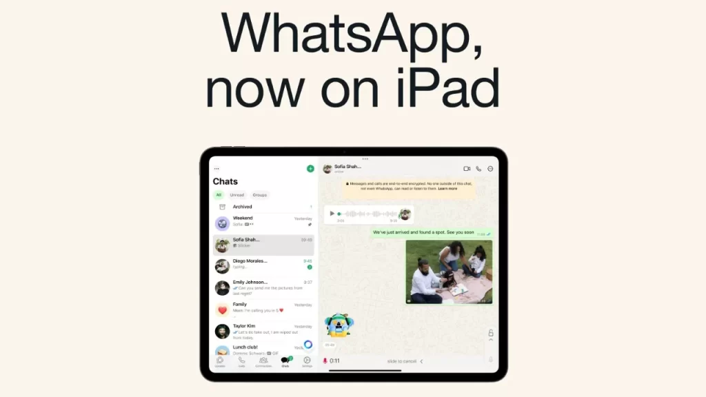 WhatsApp يصل اخيرا الى الايباد 11 WhatsApp يصل اخيرا الى الايباد