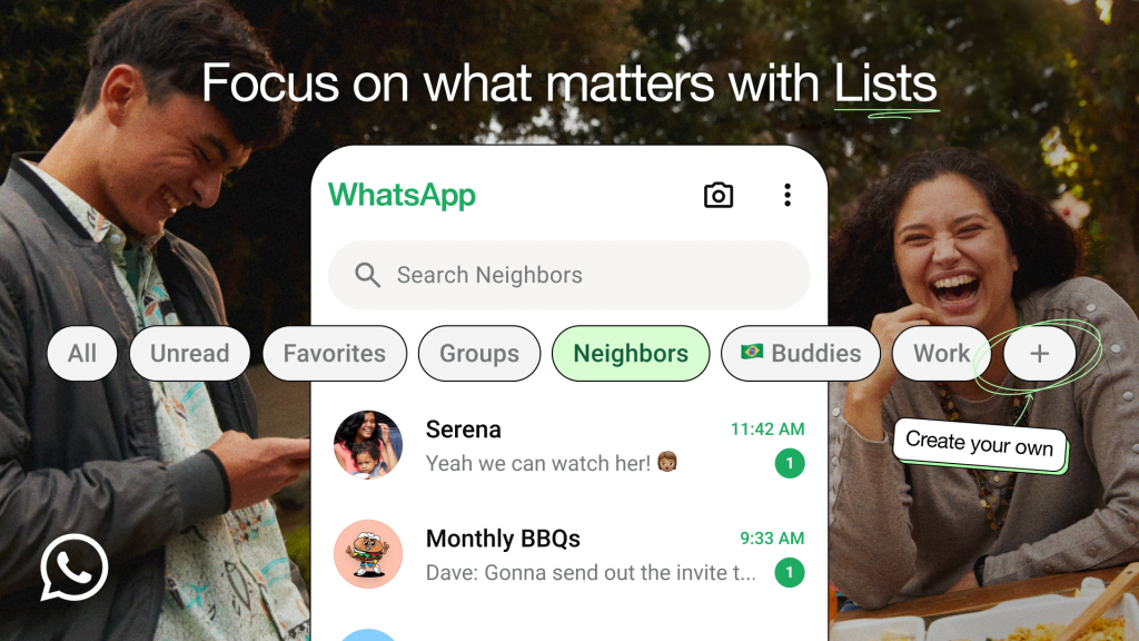 WhatsApp يطرح ميزة قوائم الدردشة المخصصة 11 WhatsApp يطرح ميزة قوائم الدردشة المخصصة