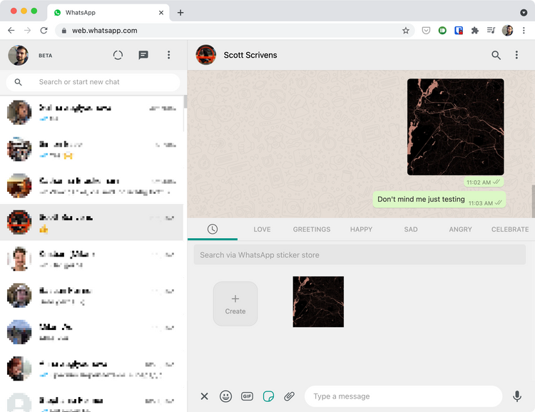 WhatsApp سيتيح لك من اليوم انشاء ملصقات من صورك عبر نسخة الويب 22 WhatsApp سيتيح لك من اليوم انشاء ملصقات من صورك عبر نسخة الويب 9