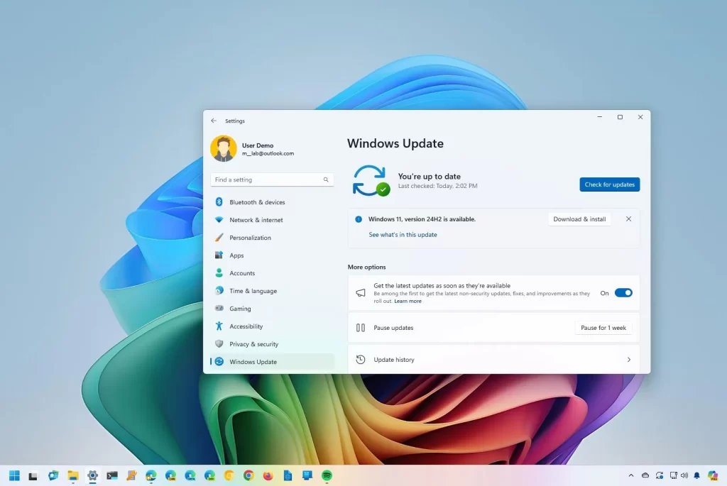 Windows 11 24H2 متاح الان للتحديث 11 Windows 11 24H2 متاح الان للتحديث