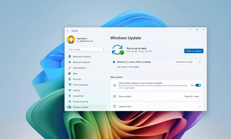 Windows 11 24H2 متاح الان للتحديث