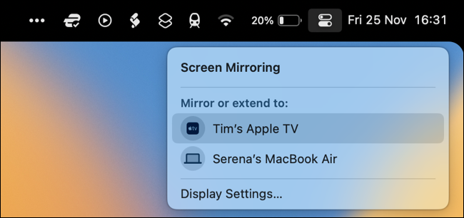 أجهزة Mac المتوافقة مع تقنية AirPlay من آبل 1