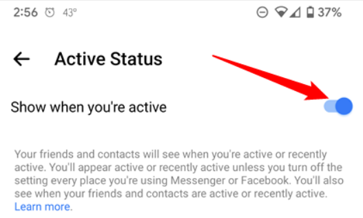 Facebook Messenger - شرح تعطيل حالة تواجدك اون لاين 22 Facebook Messenger - شرح تعطيل حالة تواجدك اون لاين 9