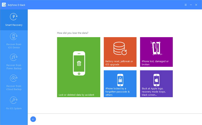 شرح طريقة استرجاع البيانات عبر iMyFone D-Back iPhone Data Recovery 10