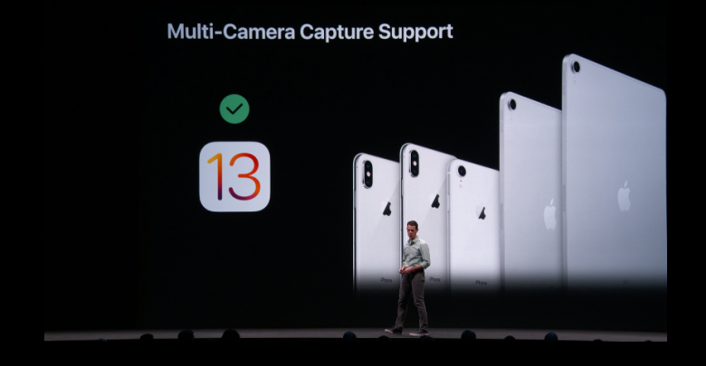 iOS 13 سيقدم دعم متعدد للكاميرا الخلفية والامامية