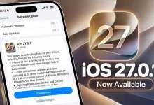 iOS 27.0.1 يصل بإصلاح Face ID ومشكلة الكاميرا