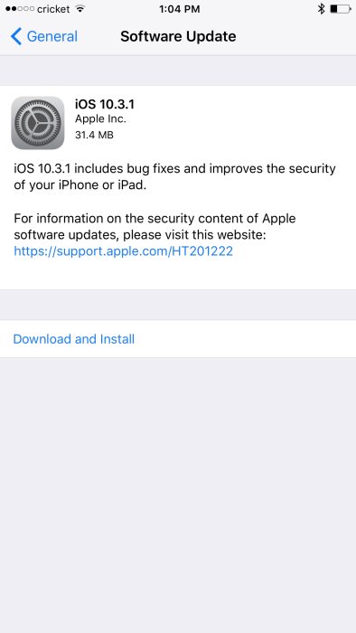 ابل تكشف عن اصدار امني عاجل iOS 10.3.1 6
