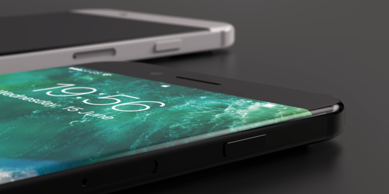 صحيفة : الايفون 8 سيحمل شاشة OLED منحنية مثل هواتف جالاكسي ايدج ومنفذ USB-C 4
