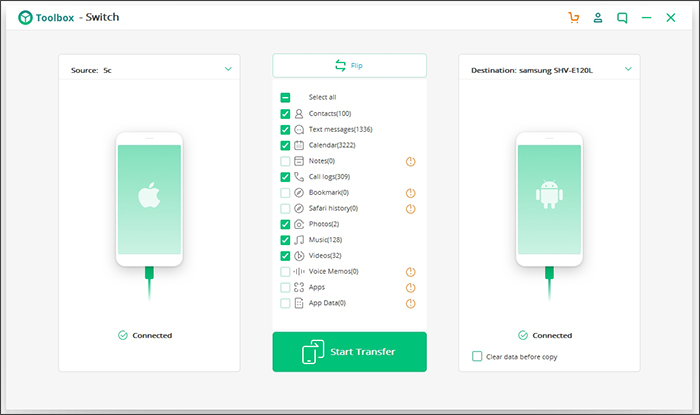مراجعة برنامج iSkysoft Toolbox - Switch لنظامي iOS&Android 14 مراجعة برنامج iSkysoft Toolbox - Switch لنظامي iOS&Android 3